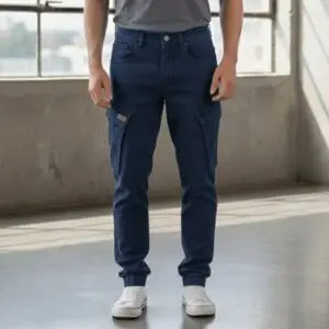 Home cargo jogger – dunkelblau – stretch twill.