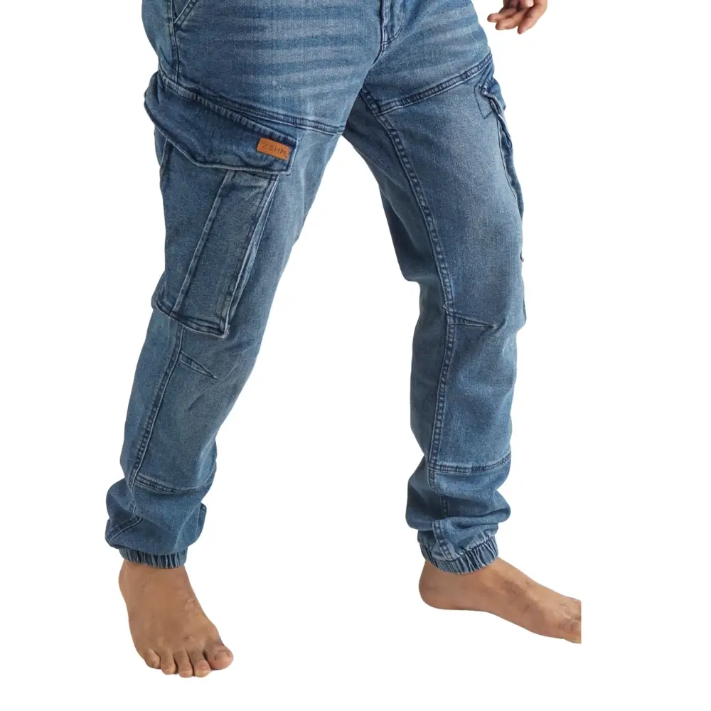 cargo jogger | dunkelblau | stretch denim cargo jogger | dunkelblau | stretch denim