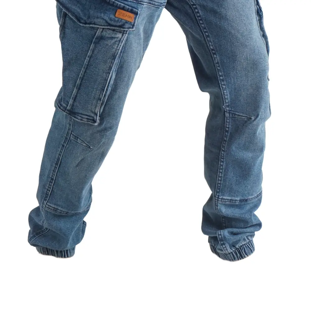 cargo jogger | dunkelblau | stretch denim cargo jogger | dunkelblau | stretch denim