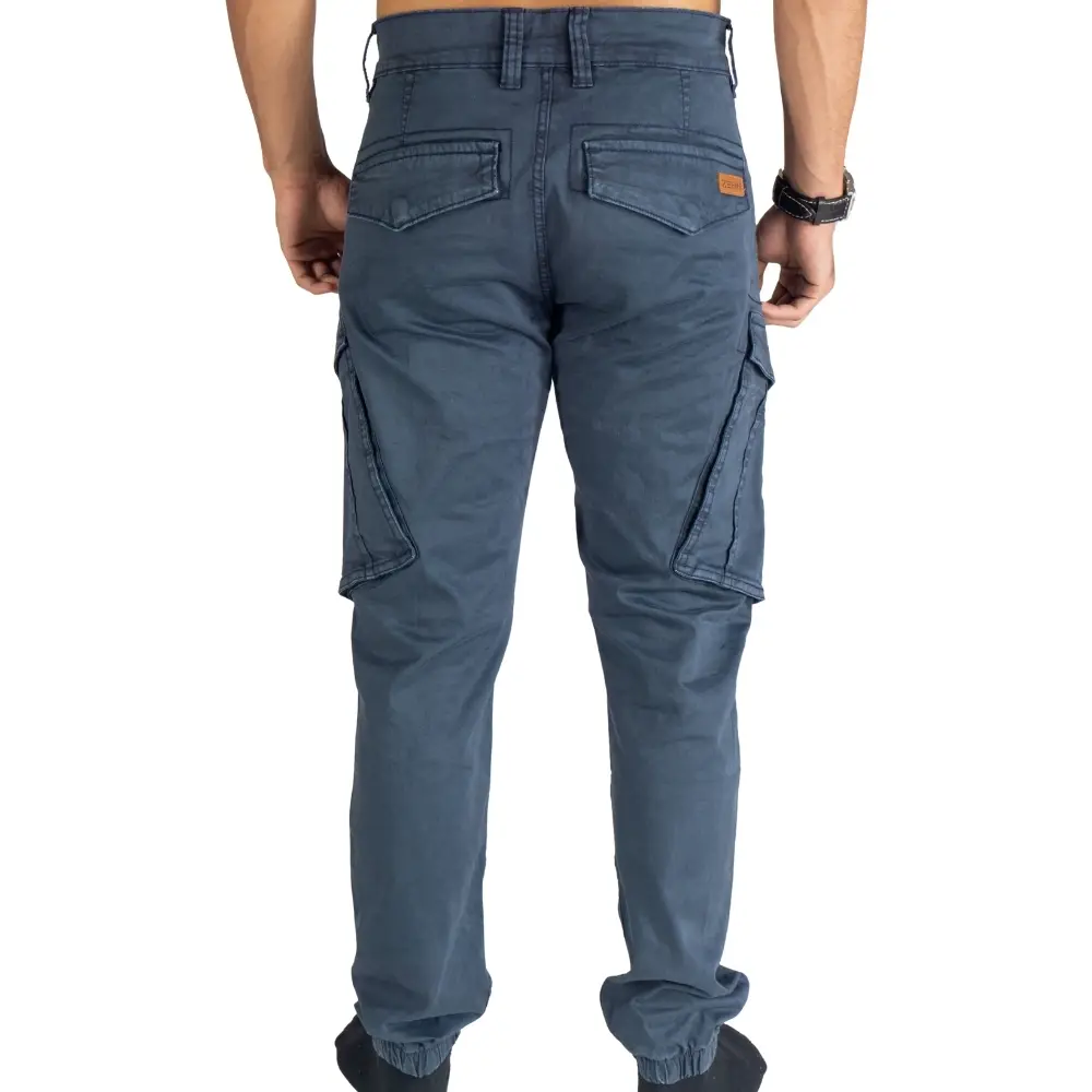 cargo jogger – dunkelblau – stretch twill. cargo jogger – dunkelblau – stretch twill.
