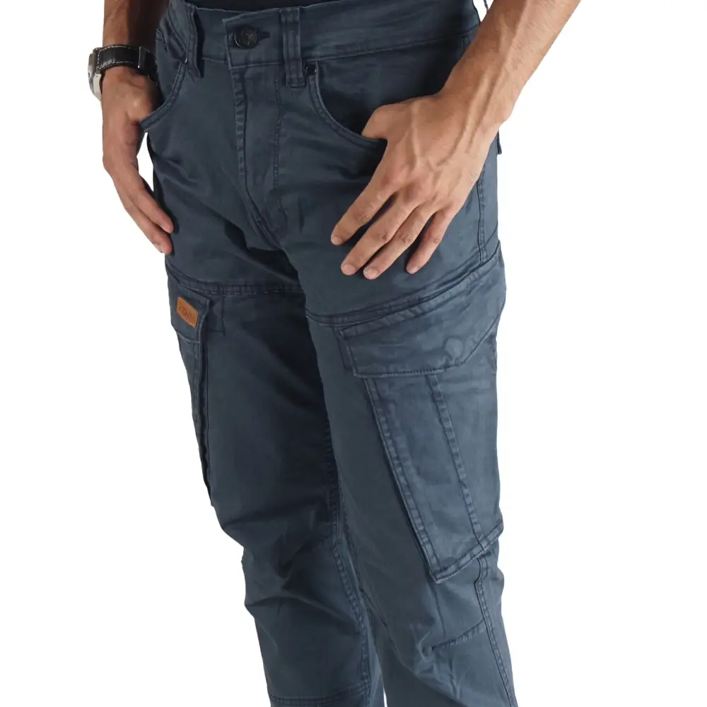 cargo jogger – dunkelblau – stretch twill. cargo jogger – dunkelblau – stretch twill.