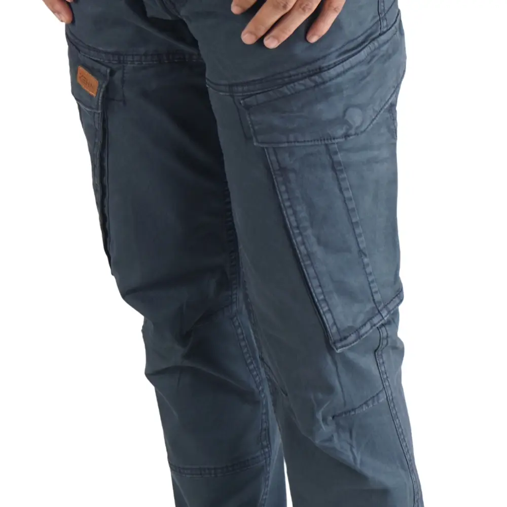 cargo jogger – dunkelblau – stretch twill. cargo jogger – dunkelblau – stretch twill.