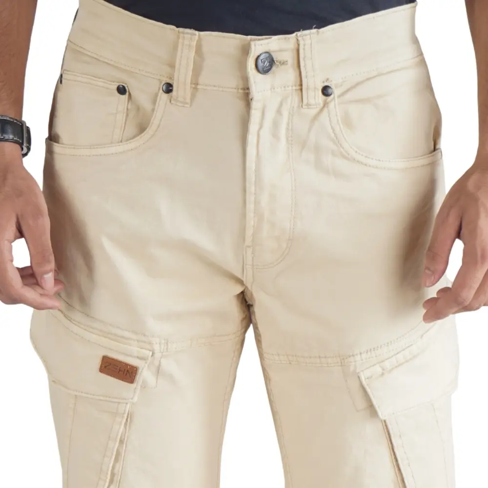 cargo jogger–beige–stretch twill cargo jogger–beige–stretch twill