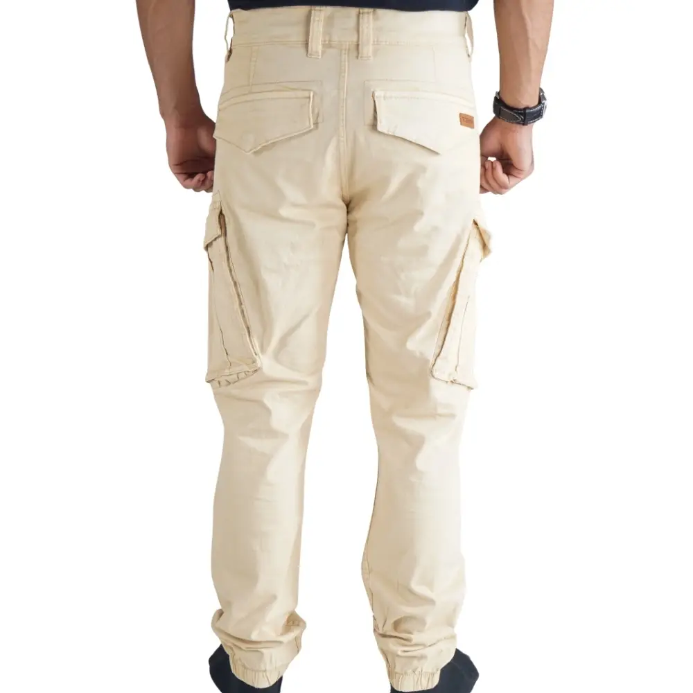cargo jogger–beige–stretch twill cargo jogger–beige–stretch twill