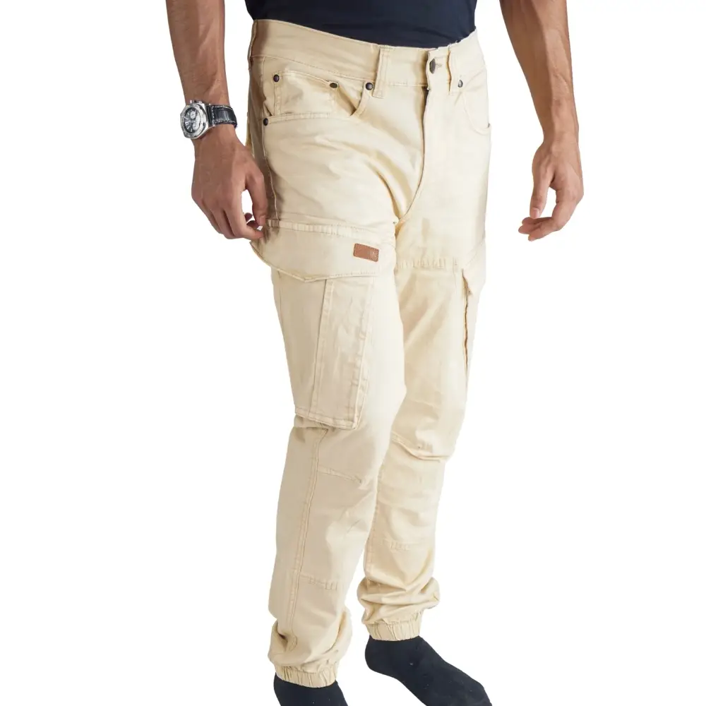 cargo jogger–beige–stretch twill cargo jogger–beige–stretch twill