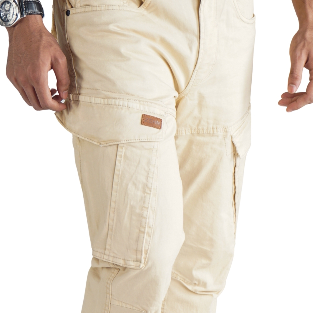 cargo jogger–beige–stretch twill cargo jogger–beige–stretch twill