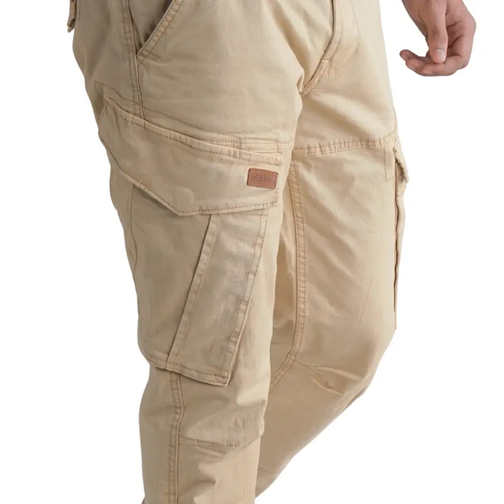 cargo twillhose – khaki – stretch. cargo twillhose – khaki – stretch.