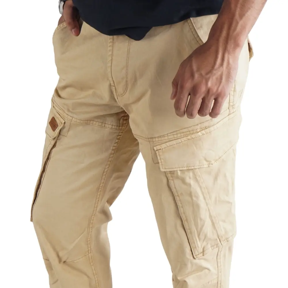 cargo twillhose – khaki – stretch. cargo twillhose – khaki – stretch.