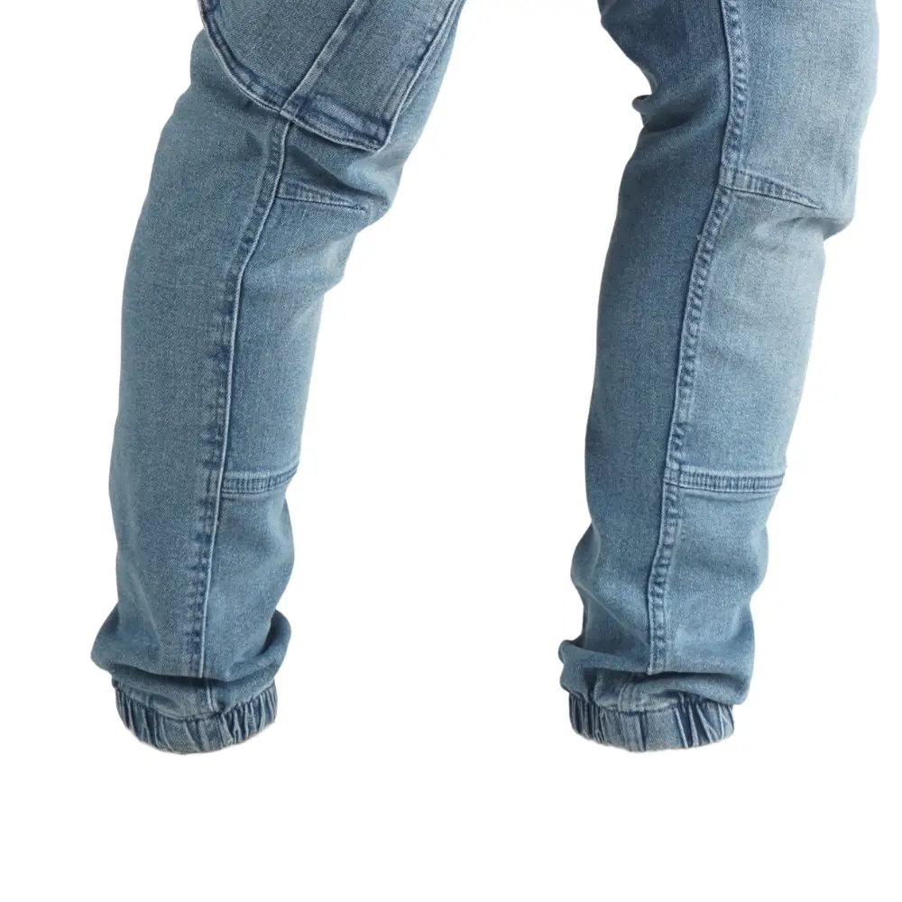 cargo jogger – hellblau – stretch denim cargo jogger – hellblau – stretch denim