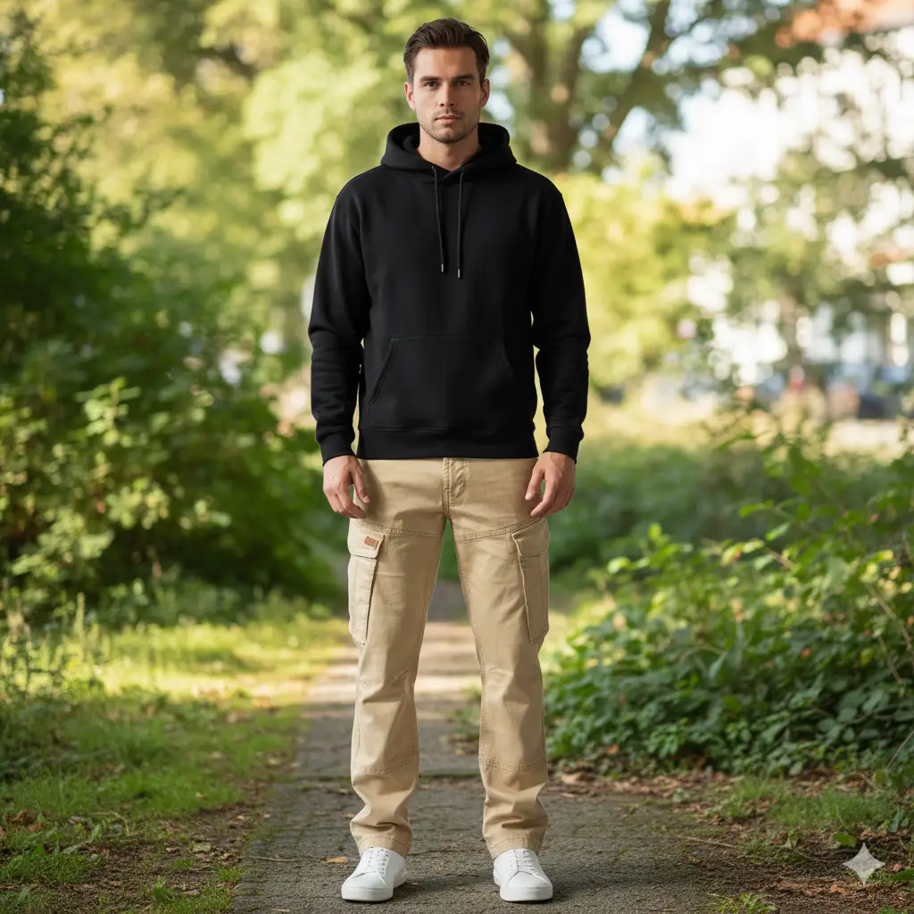cargo twillhose – khaki – stretch. cargo twillhose – khaki – stretch.