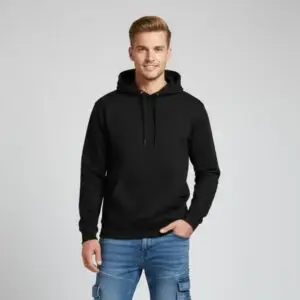 lugo hoodie – schwarz
