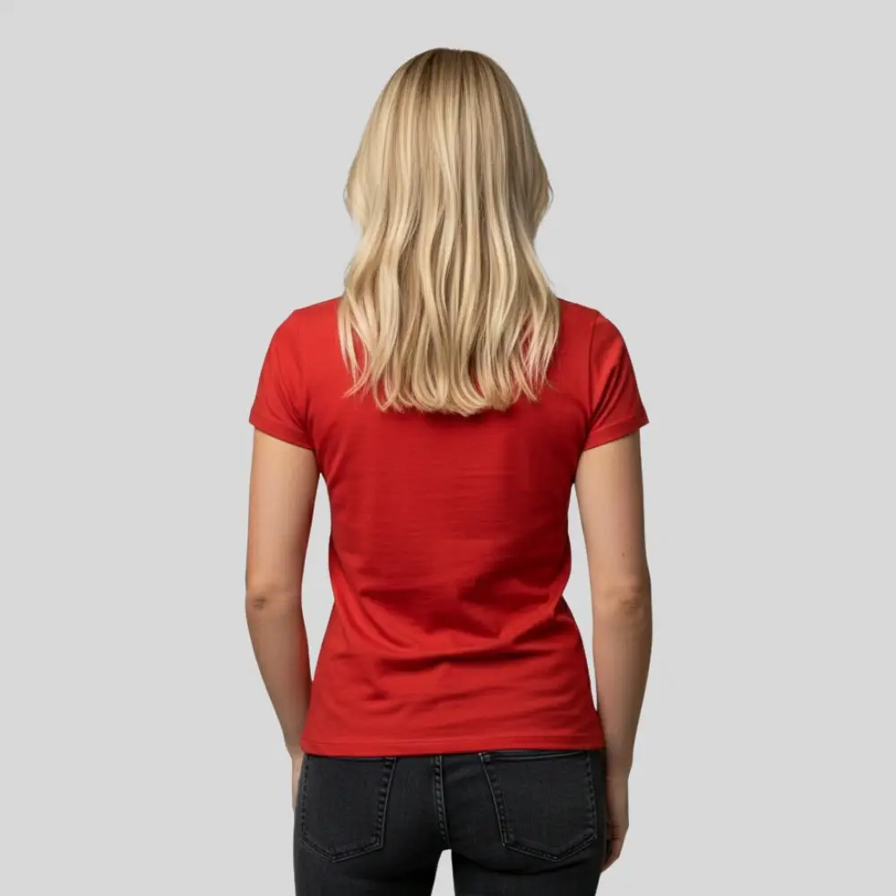 rotes t shirt | premium qualität, 200 g/m² baumwoll elasthan rotes t shirt | premium qualität, 200 g/m² baumwoll elasthan