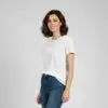 Nice Weißes Tee weißes t shirt | premium 200 g/m² | baumwoll elastan