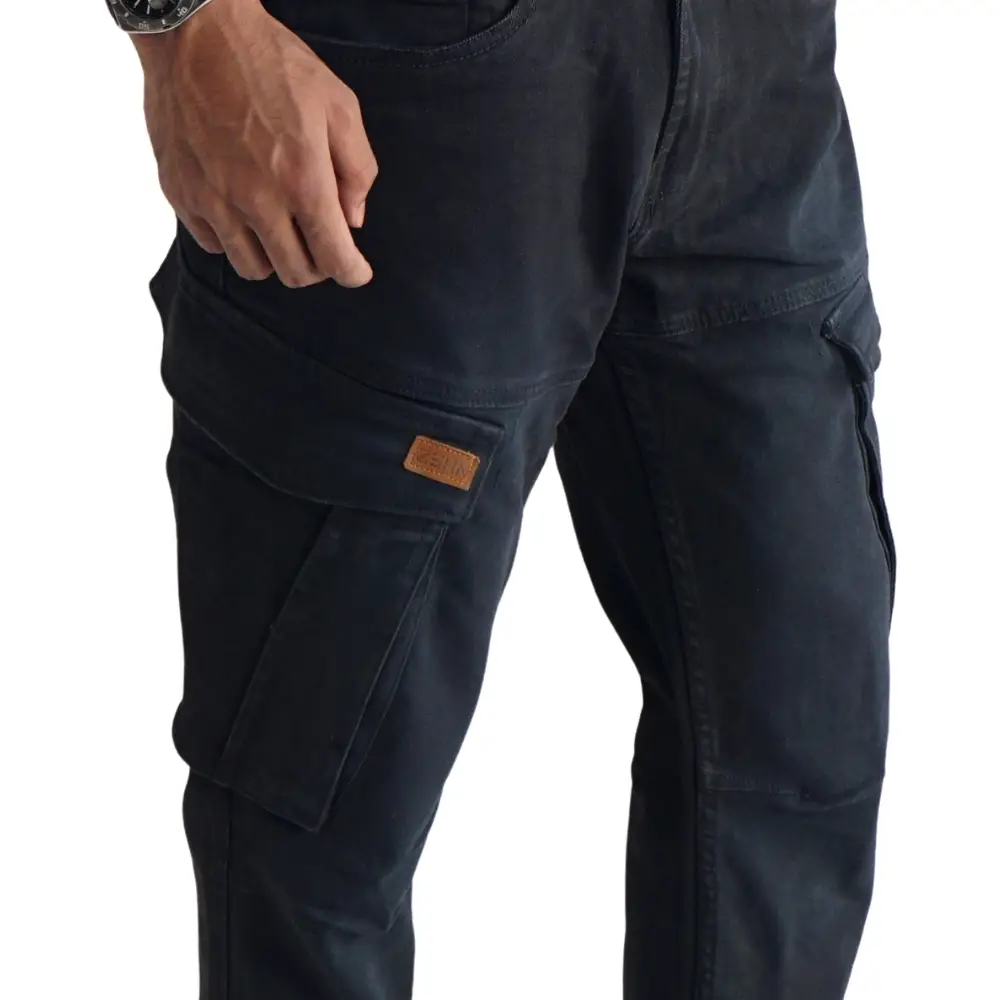 cargo jeans – schwarz – stretch denim cargo jeans – schwarz – stretch denim