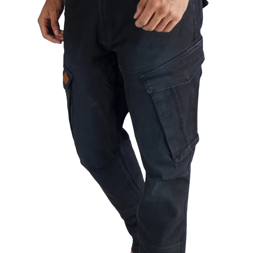 cargo jeans – schwarz – stretch denim cargo jeans – schwarz – stretch denim