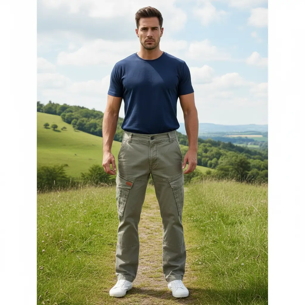 cargo twillhose – dunkeloliv – stretch. cargo twillhose – dunkeloliv – stretch.
